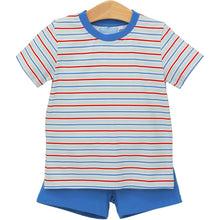 Drew Short Set Patriotic Stripe