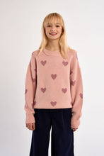 Pink Hearts Sweater