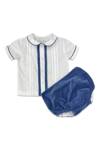 Boys Heirloom Bubble Blue Velvet