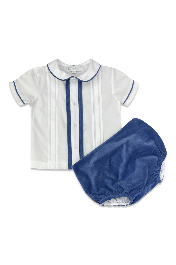 Boys Heirloom Bubble Blue Velvet