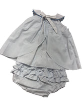 Blue Bitty Dot Bloomer Set