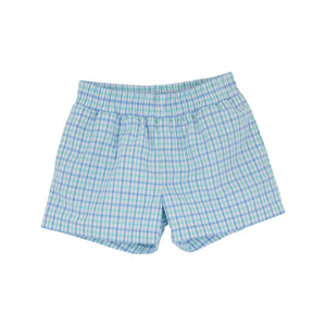 Sheffield Shorts Turks Teal Check