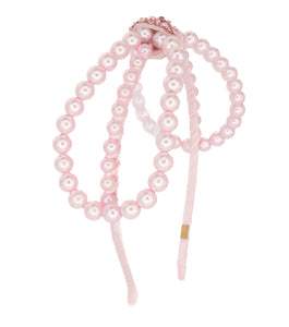 Pearl Bow Thin Headband