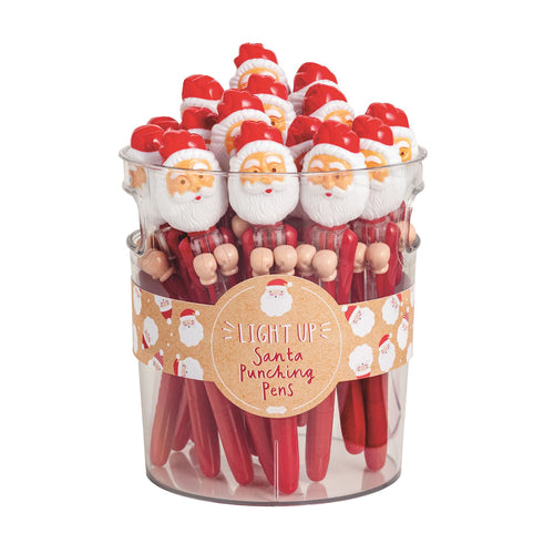 Santa Light-Up Punching Pen
