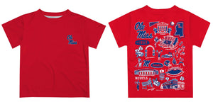 Ole Miss Rebels Hand Sketched Impressions Boys T-Shirt