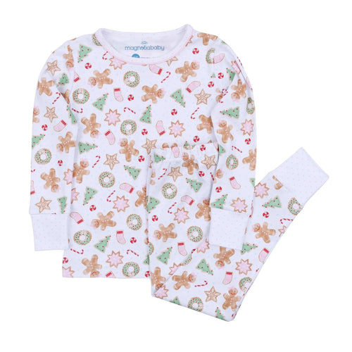 Frosted Wonderland Pink Long Sleeve Pajama Set