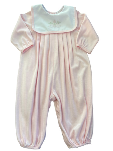 Pink Flower Knit Longall