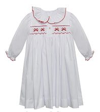 Celine Night Gown Smocked Red Bow