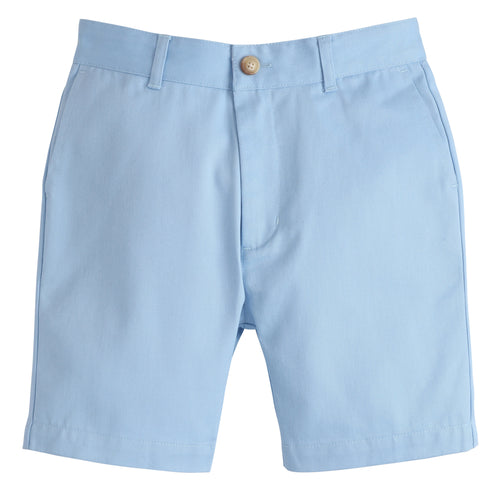 Classic Short Light Blue Twill