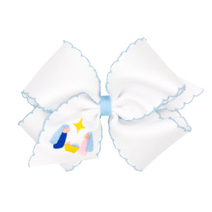 King Moonstitch Nativity Bow