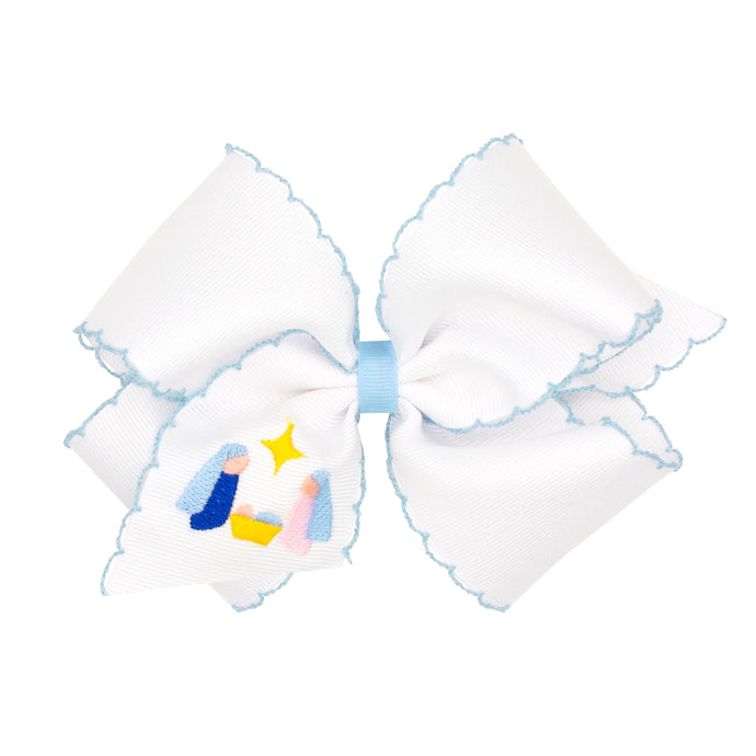 King Moonstitch Nativity Bow