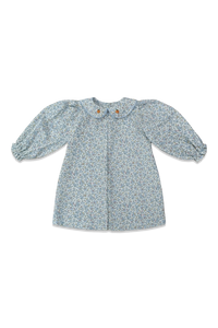Long Sleeve Day Dress Chrysanthemum Floral