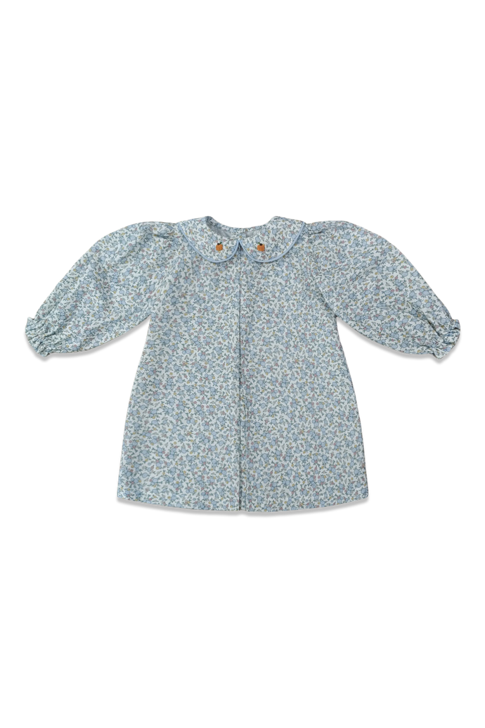 Long Sleeve Day Dress Chrysanthemum Floral