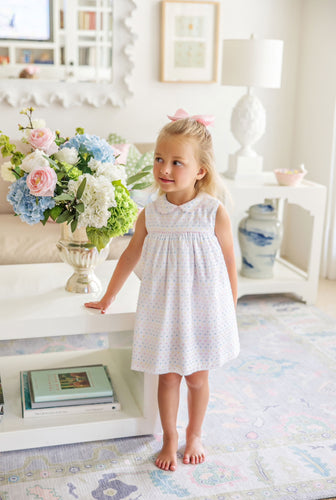 Sleeveless Mary Del Dress Pastel Dallas Dot