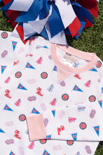 Ole Miss Cassidy Comfy Crewneck Gawsh Almighty with Palm Beach Pink