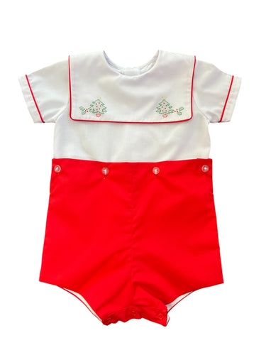Christmas Tree Button-On Suit