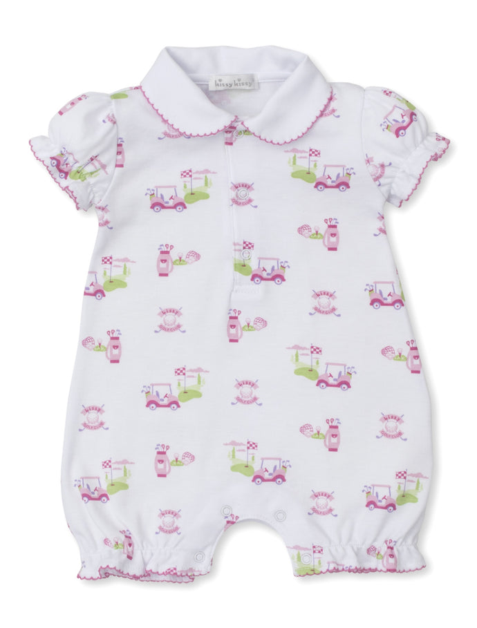 Pink Golf Club Short Playsuit 18/24m