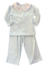 Blue Knit Puppy Pant Set