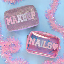 'Nails' Clear Glazed Pouch