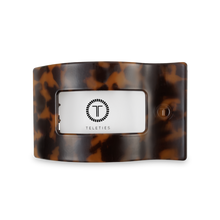 Flat Rectangle Hair Clip | Medium | Tortoise