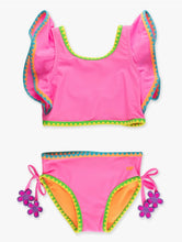 Crochet Detail Butterfly Tankini 2-Piece Swimsuit