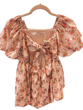 Floral Bubble Hem Dress