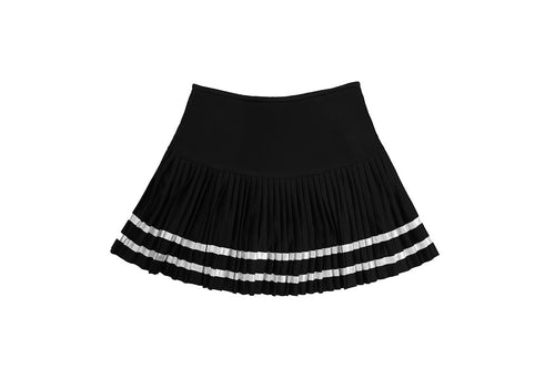 Varsity Black Skort