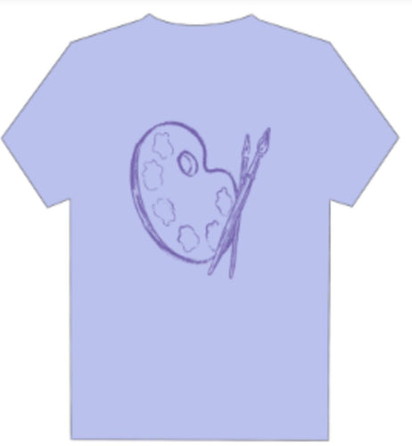 Purple Art Pallet T-Shirt