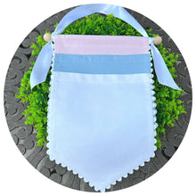 Cotton Pique Banner with Trim and Hanging Set