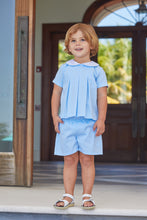Nicholas Short Set Light Blue Pique