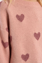 Pink Hearts Sweater