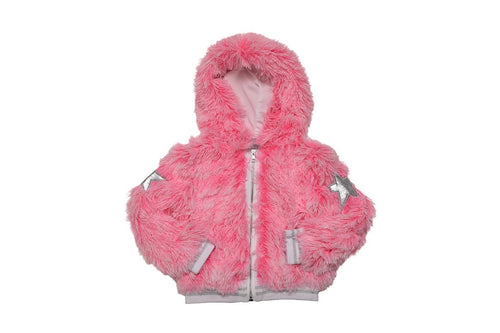SHAG JACKET PINK