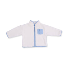Sherpa Zip Jacket with Blue Lining