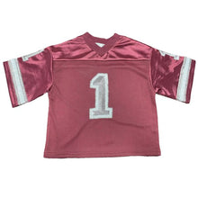 Maroon and Silver Sequin Jersey