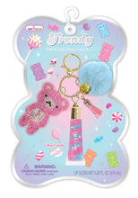 Trendy Lip Gloss with Keychain, Gummy Bear