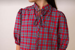 Sophia Dress - Hawthorn Plaid