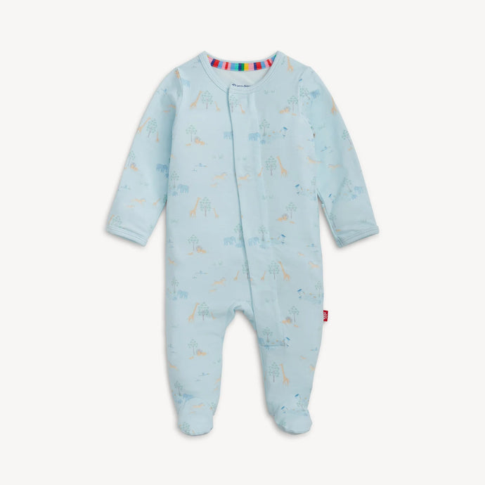 Serene Safari Blue magnetic footie