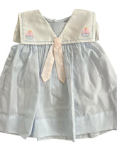 Sailboat Embroidered Dress