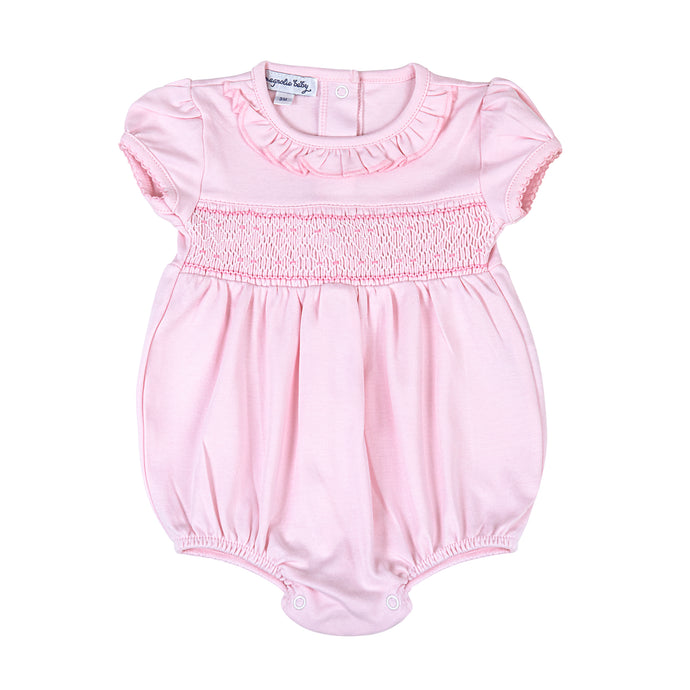 Smocked Pink Girl Bubble