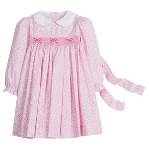 Smocked Natalie Dress Pink Vinings