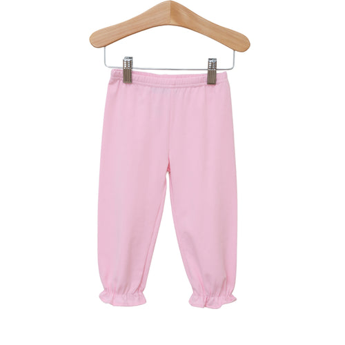 Girl Bloomer Pants- Light Pink Ruffle