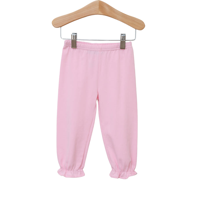 Girl Bloomer Pants- Light Pink Ruffle
