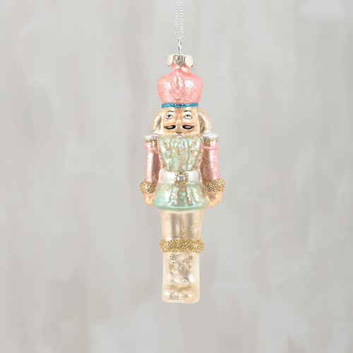 Nutcracker Glass Ornament