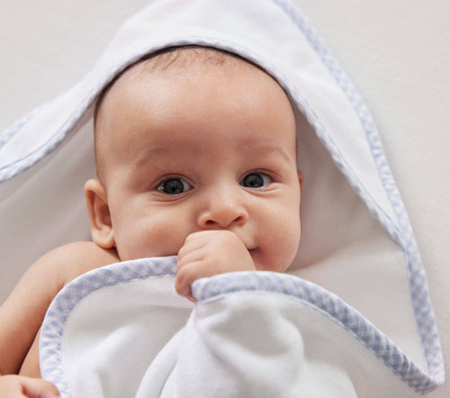 Hooded Towel Bath Set - Gingham