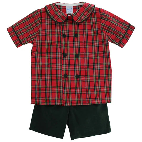 Short Set, Tartan Plaid