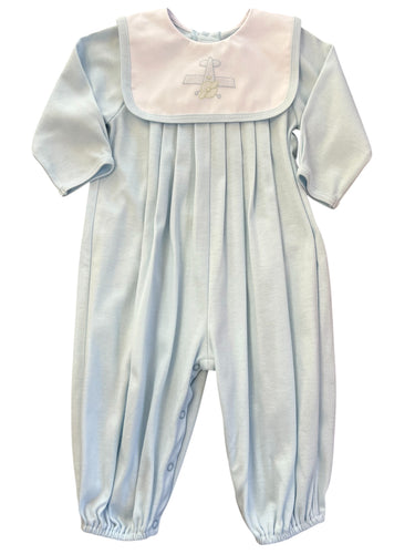 Blue Plane Knit Longall