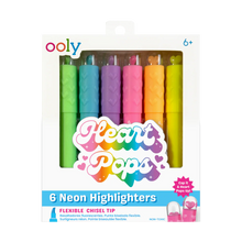 Heart Pops Neon Highlighters