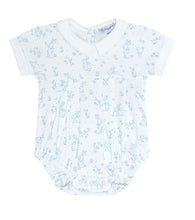 Blue Bunny Toile Bubble