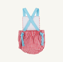 Sayre Sunsuit -Richmond Red Gingham