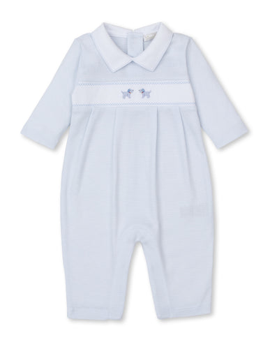 Premier Puppies Playsuit Light Blue Hand Embroidery